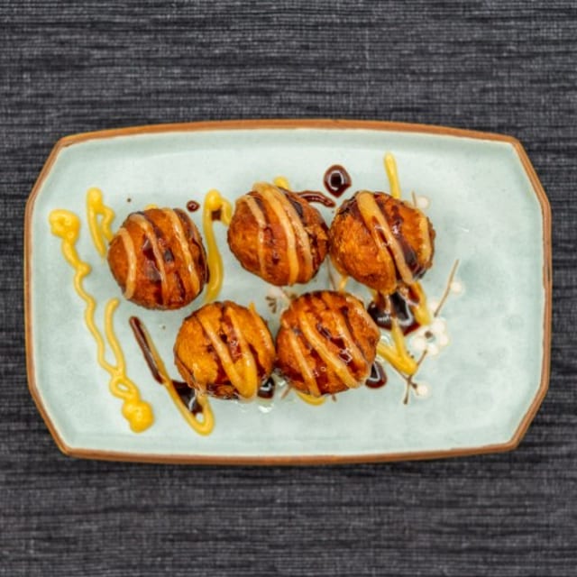 Takoyaki.
