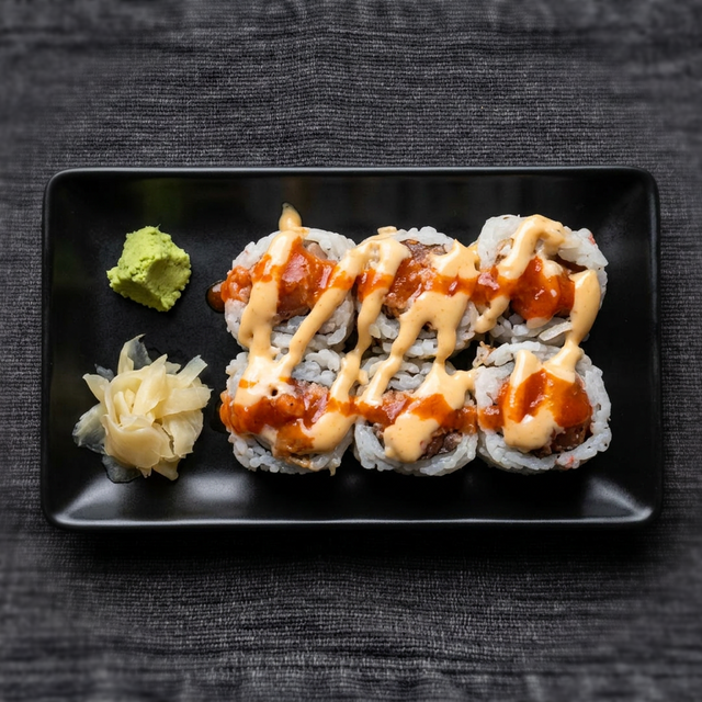 Spicy Salmon Roll.
