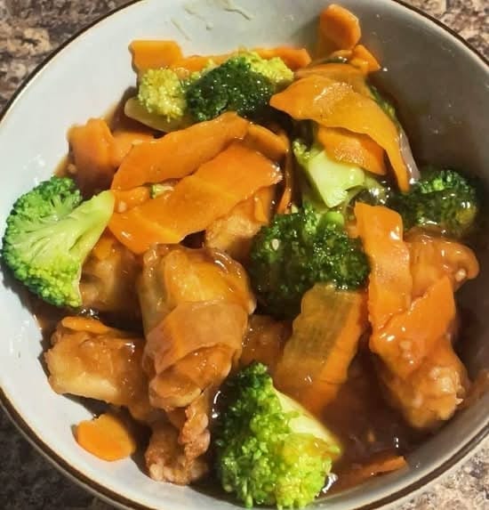 Sesame Chicken Lunch.